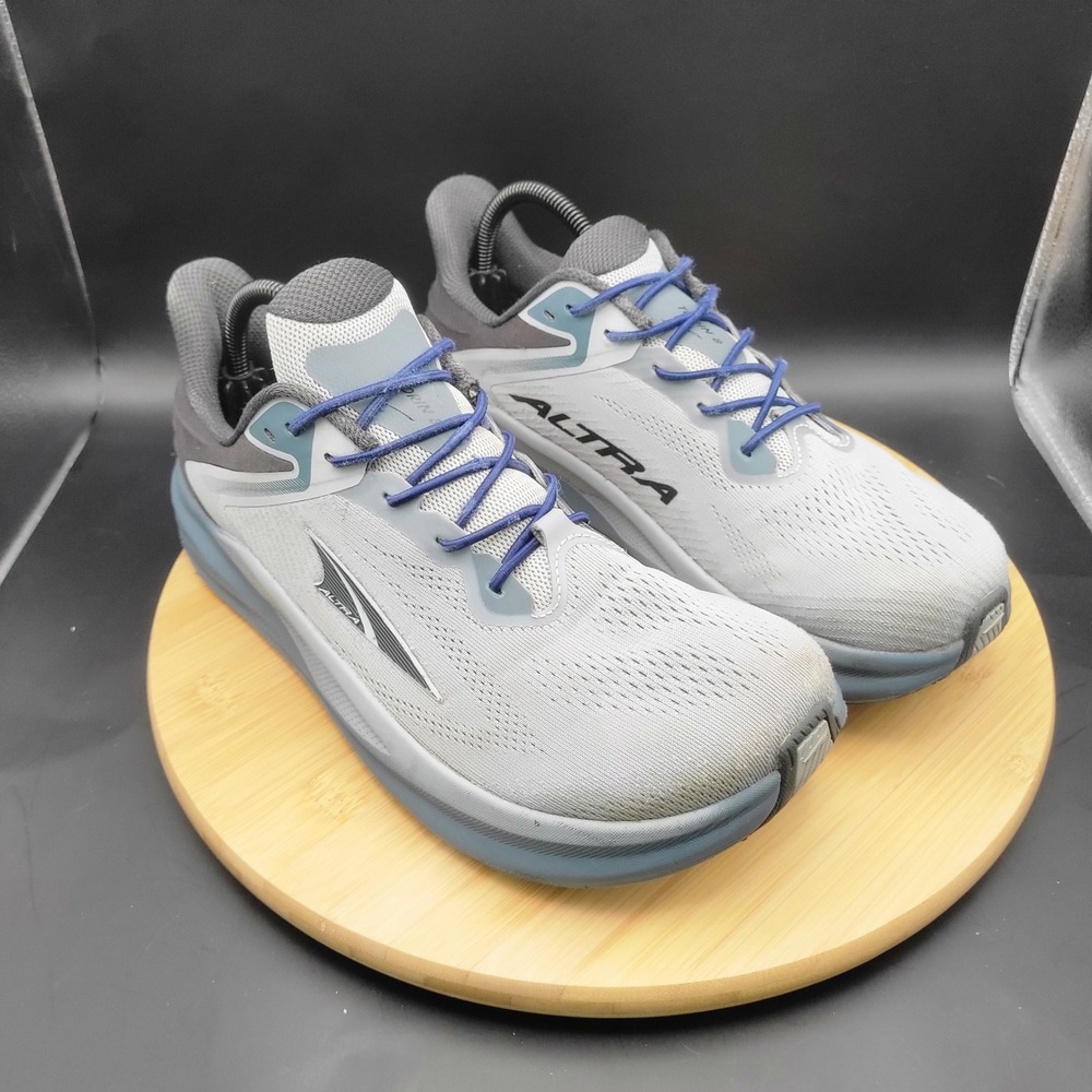 Altra Torin 8 Mens Gray Blue Road Running Shoes AL0A85QE220 Size 9